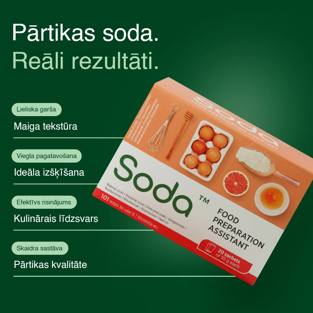 Premium Baking Soda Sachets lang-lv