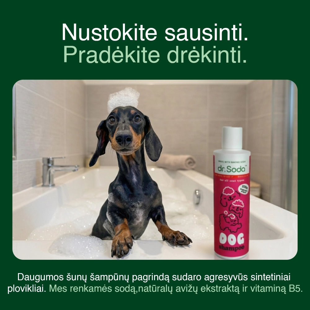 Gentle Dog Shampoo lang-lt