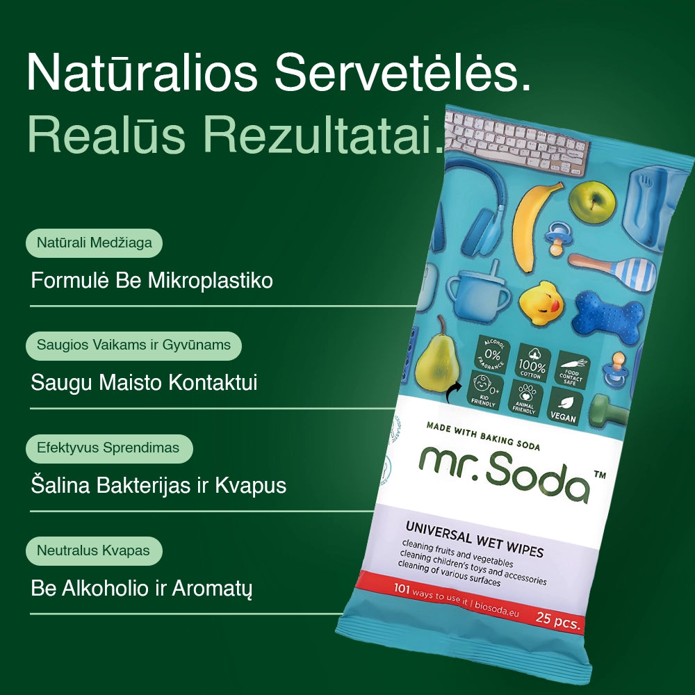 Universal Wet Wipes (25pcs)